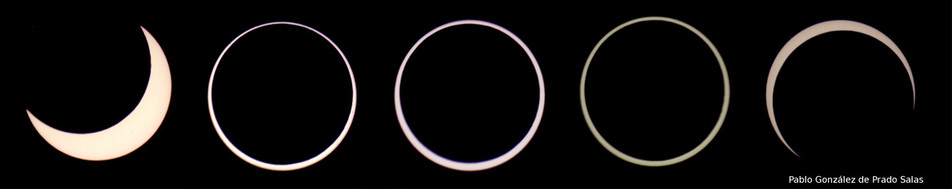 Annular Eclipse. Madrid 2005. Pablo González de Prado Salas