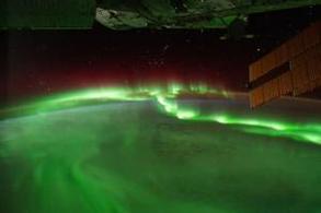 Aurorae from the ISS