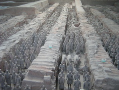 Terracotta soldiers. Xian.