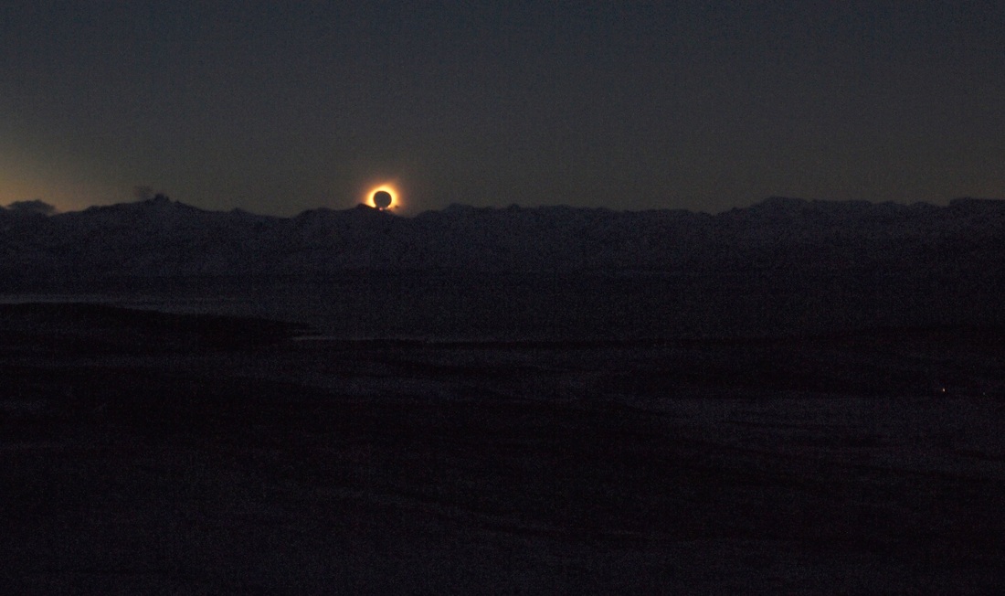 Total solar eclipse, El Calafate 2010