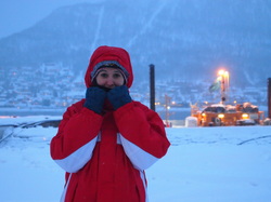 Ana was cold in Tromsø